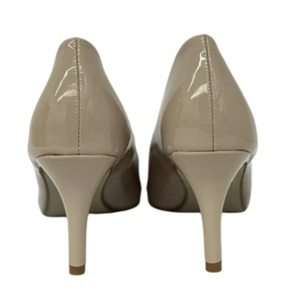 PIERRE DUMAS / Bloom-1 / Beige / Patent / Leather / Pointed-Toe / High Heel - Picture 4 of 7